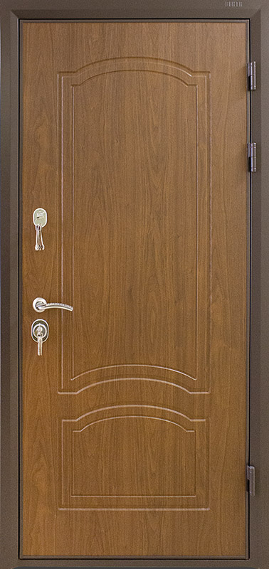 Дверь металлическая М-65, вид с внешней стороны