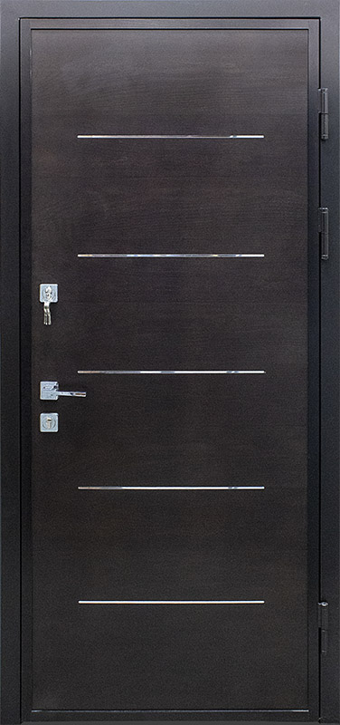 Дверь металлическая Вента-4 «Хай Тек», вид с внешней стороны