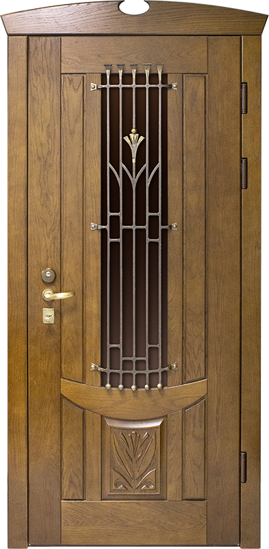 Дверь металлическая Арбат, вид с внешней стороны