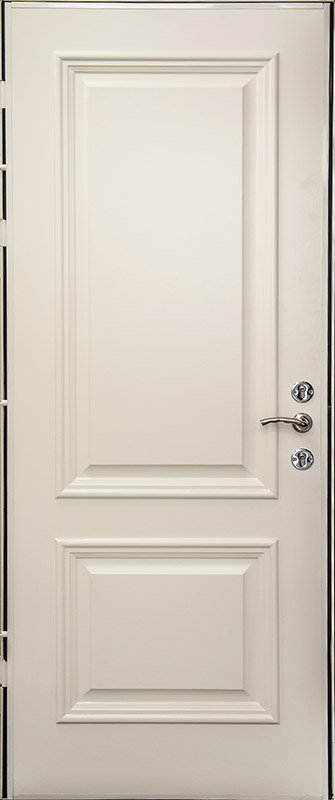 Дверь металлическая Вента-4 "Фенди", вид с внутренней стороны