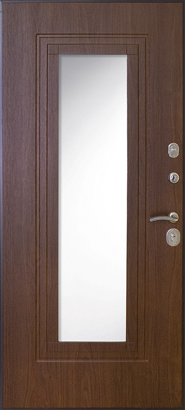 Дверь металлическая М-65, вид с внутренней стороны