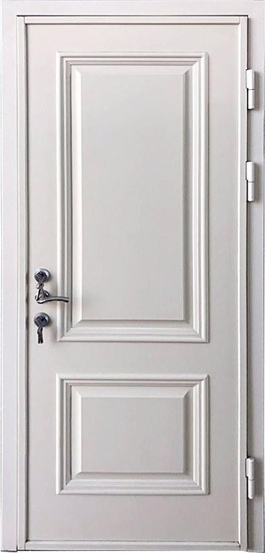 Дверь металлическая Вента-4, вид с внешней стороны