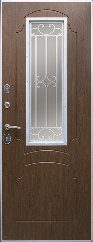 Дверь металлическая К-65, вид с внутренней стороны