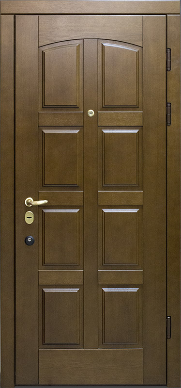 Дверь металлическая Шведская, вид с внешней стороны