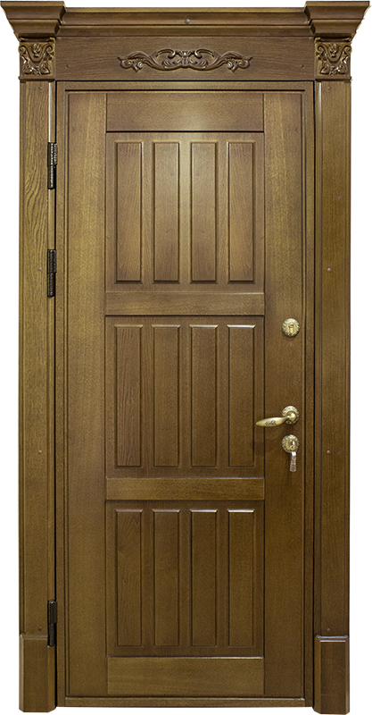 Дверь металлическая Вента-4, вид с внешней стороны