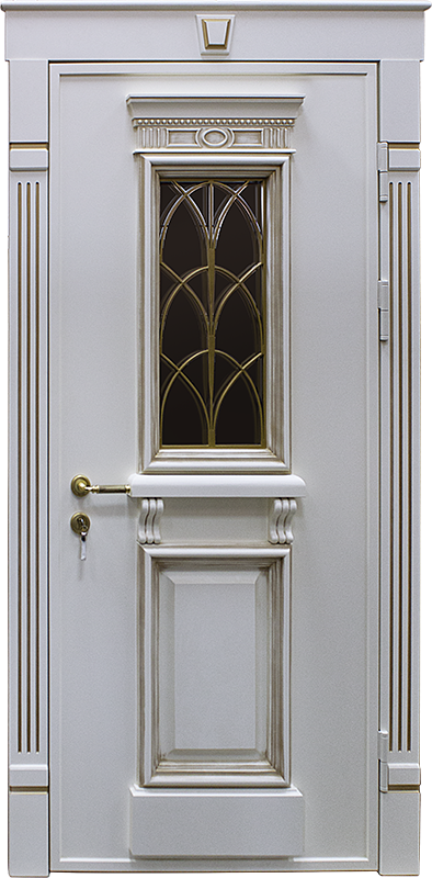 Дверь металлическая Вента-3/4, вид с внешней стороны