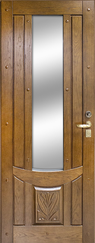 Дверь металлическая Арбат, вид с внутренней стороны