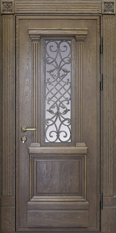 Дверь металлическая Вента-3/4, вид с внешней стороны